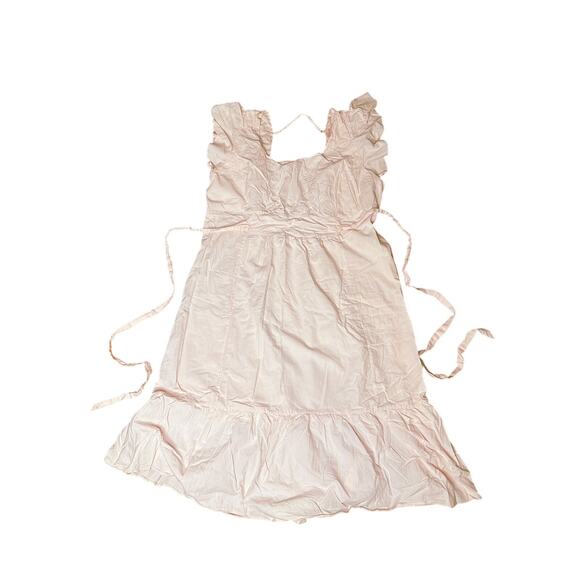 ChicSoul Pink Cotton Ruffle Sleeve Dress Women’s 3X - Cottagecore - Picture 2 of 7